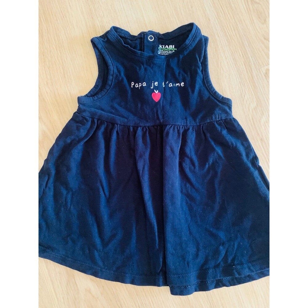 Dress KIABI organic cotton 6M